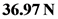 36.97 N
