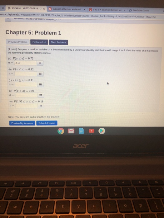 Suppose A Random Variable x C s A Binomial Random Va: X OGeofietra Classic ebworkz/M1231-09 SP19/Chapter 5/1/neffectiveiser-j