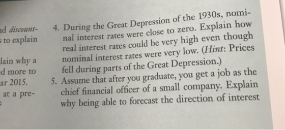 the Greate nd discount- to explain close to high even lain why a d more to ar 2015. at a pre- 4. During the Great Depression