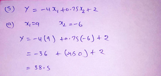 (S) (a) Y = – ux, to 15x2 + 2 x.29 d2=-6 Y = -4(9) to:75(66)+2 = -36 + (yso) + 2 = 38,5