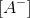 [A^-]
