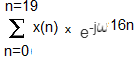 n 19 Σ Χn) n-0 eiu 16η