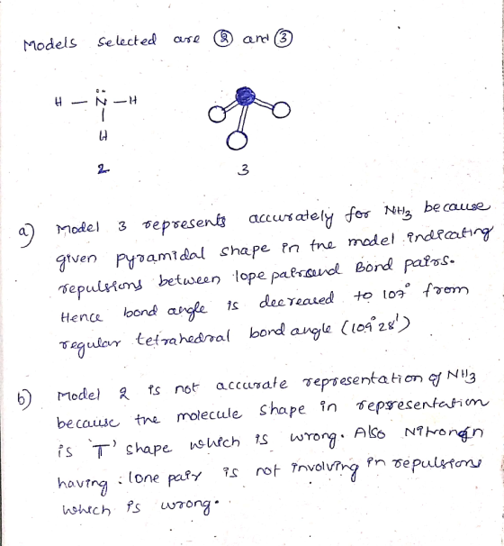 Se lected Models Crse and (3 3 sepresents accusadely for Nt be cause Model gven Pyamidal shape fn tne medel îndfating epulste