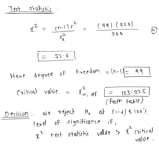 Test stabshi 2 3 Db Hene degree of Fedom 2 23. 22S (Fom table) Decision .We evel oF igniticanie f 2