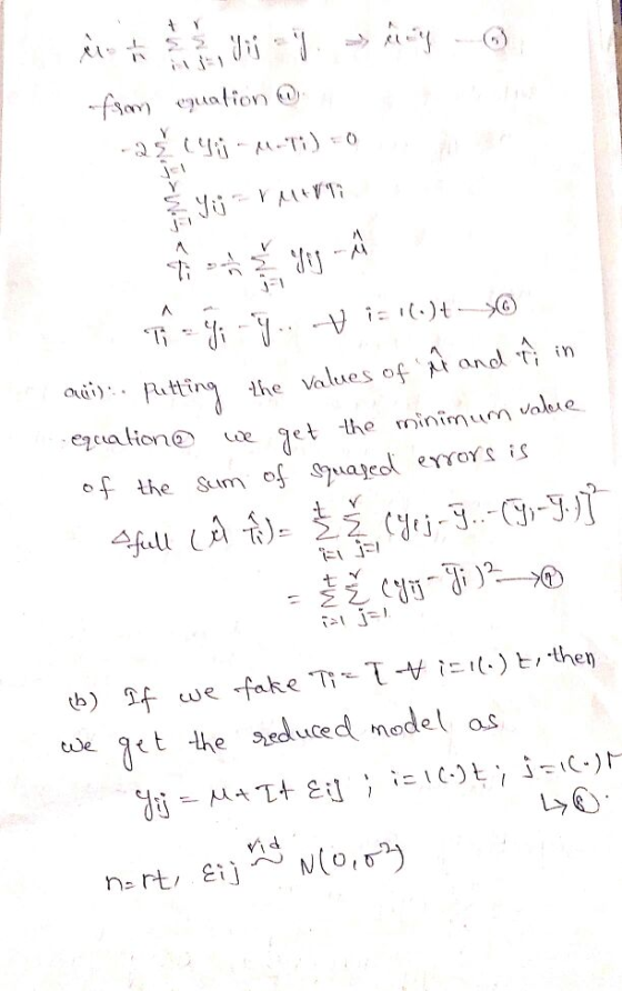 lion J the Vi.lues of A and ti in C7calton @ οχ get the rronimumvale. е e t the educed model os