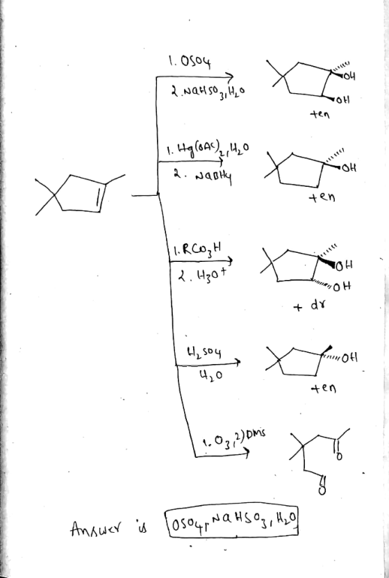 1. osoy 2. wahtso, leo 04 OH ten [ 1. tgloAc), lt20 2. Na Bhy ten 1. RCO, H TOH 2 H2O - OH + dr H₂ soy finn OH 4,0 ten 1,0,.2