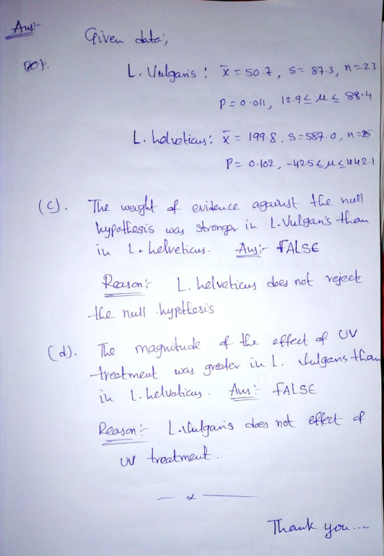 Au Give date P: O.oli 1296 μ<S8. 丿 (Te weytt f evidence agust tle nul es ndt ejee (d)·Ta magnitude 4.be effedap UV Tauk yo