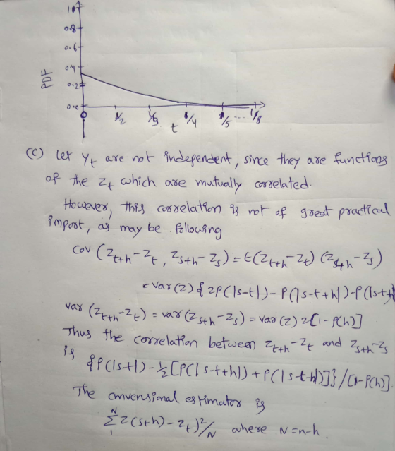 og 01 a 2 0 .0 they are fnctfons mpost, as may be felousng Thus the correlatin between zrth-7t and th