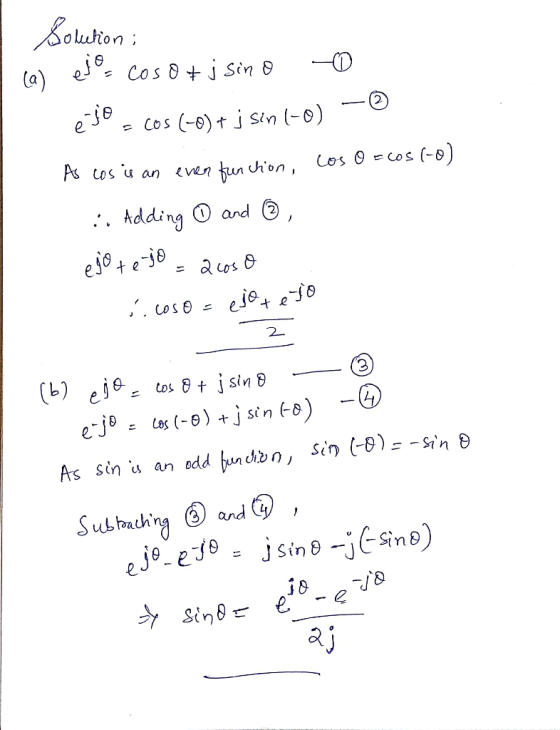 olwhion As Los u Cos θ-cos (-o) an even ten on , :. dding O and 2 un ch, n, sćnt®)--sin θ As sind an edd Sushachng and , sin
