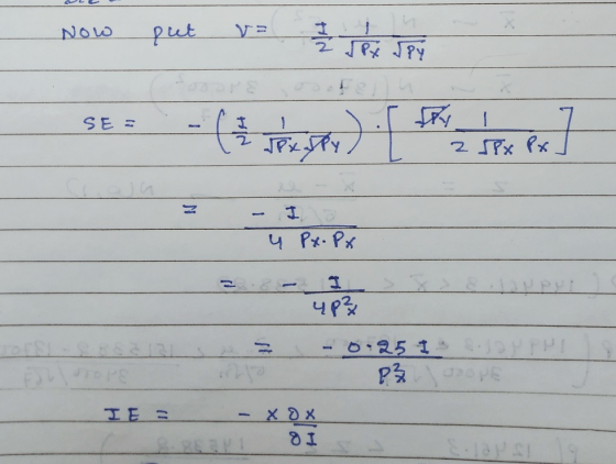 Now put v= 2 x SEE - (1 ksoy) [ 55 Jes Pr] 2 - I u Px. Px EN DESI OPS IE = = -0.25 1 __ P 3 ope -xox 8I