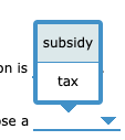 subsidy on is tax -se a