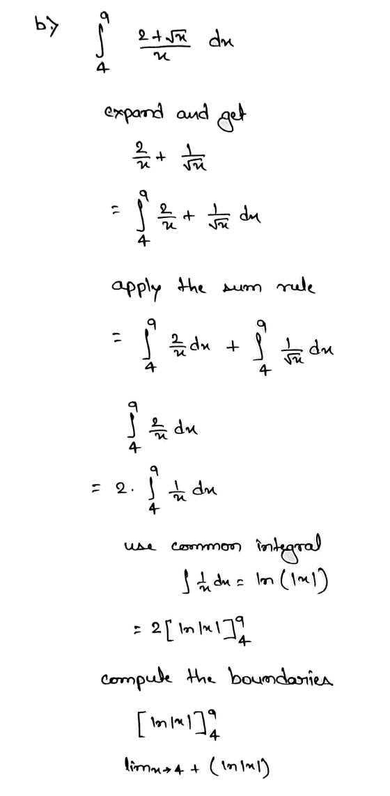 b> 2 tun du 4 expand and get tu 2 tu du 4 apply the sum rule 9 9 s 22 du + f F du 4 2 h du 4 = 2., h du 4 Commons integral I