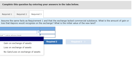 Complete this question by entering your answers in the tabs below. Required 1 Required 2 Required 3 Assume the same facts as
