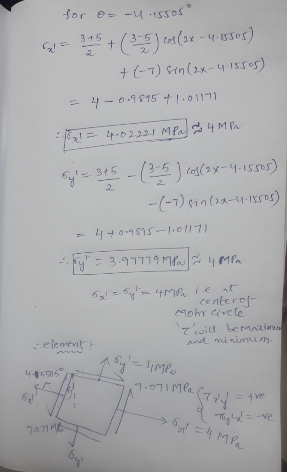 for o= -4.155oso 3+5 Sal + (33) cos (2x - 4.15505) +(-7) sin(2x-4-15505) = 4-0-9895 +1-0117) on! = 4002221 MPa 4 MPa 1 = 345
