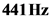 441 Hz
