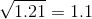 V1.21 = 1.1