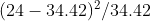 (24-34.42)2/34.42