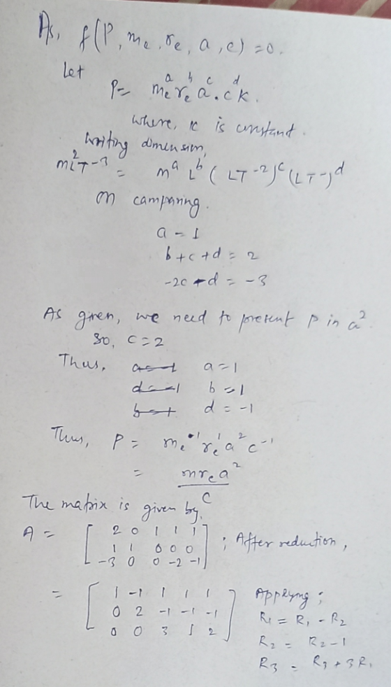 As, All mese, a c) =0. Let bet & a &c de P. merea.ck. where, ic is constant writing dimensim, mit-3 - na (LT-2j (LT-id on cam