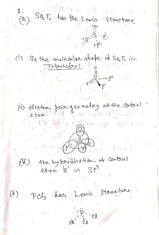 1 So F han the Lewintmetwne ci So, the mlelar nape oh So, Fi in Tehedel a electron paisn geo metay at4he atral Atam low the h