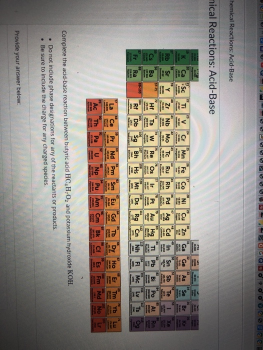 E CGQNO hemical Reactions: Acid-Base mical Reactions: Acid-Base ed 20 K Ca Phesphar 34 As 24 27 29 30 12 Ge Ga 3 Sc Mni Fe Co