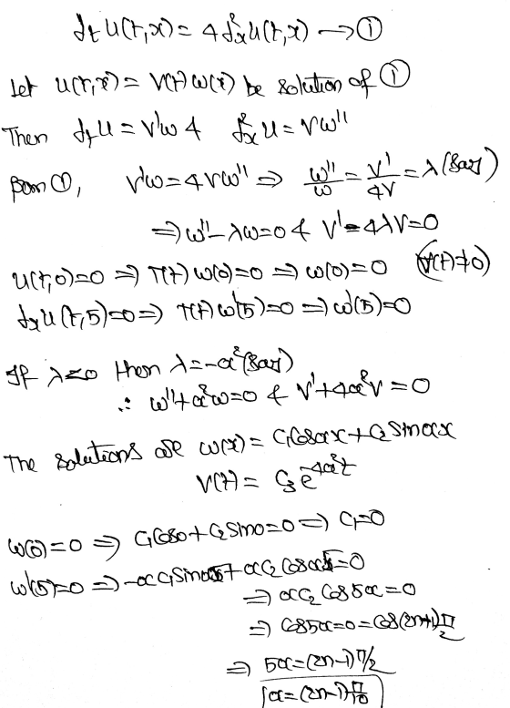 deu(t,0) e 4 de 4 (7,) ->0 let ucrip) V W(8) be solution of Then fel = vw 4 fu=vw Bom , Ww=4reo => 6-x-1(844) =) W1w04 ves