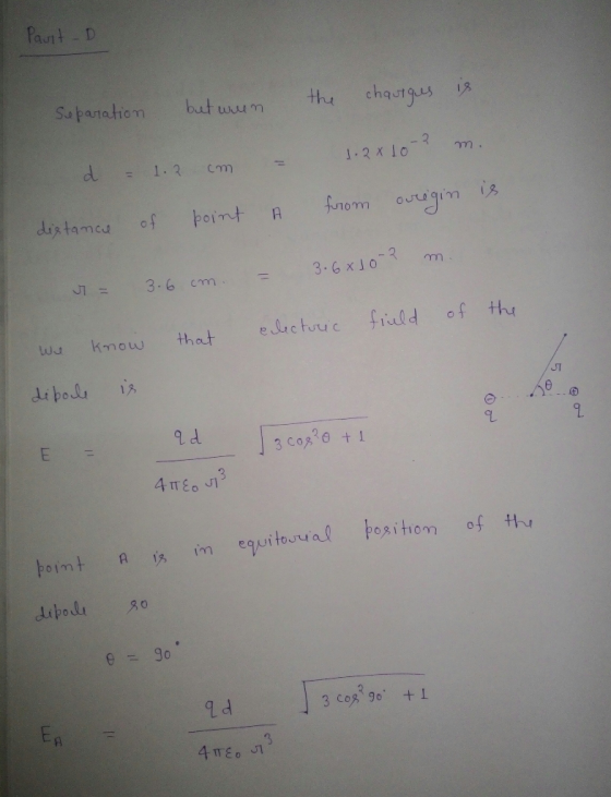 aut Supaatiom 1-2 cm = oIr stamcu of J.= 3.6 cm . _ 3.6x10ースm ST 인 a d 3c98θ +1 ositiom im ewitov 1 d Ea