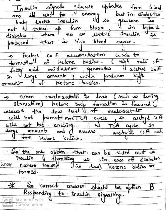 In sulin signal glucose upbake from blood and its used for energy but in diabetes body lacks insulin u so quicose is not take