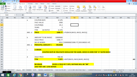 BOND - Microsoft Excel (Product Activation Failed) - 2x E - SA Margins Orientation Size Print Breaks Background Print Area 1