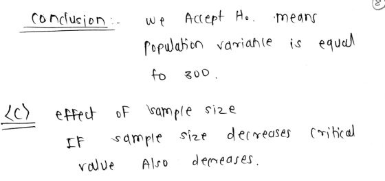 ConcusionW we Accert H. mean foて00 sample si2e