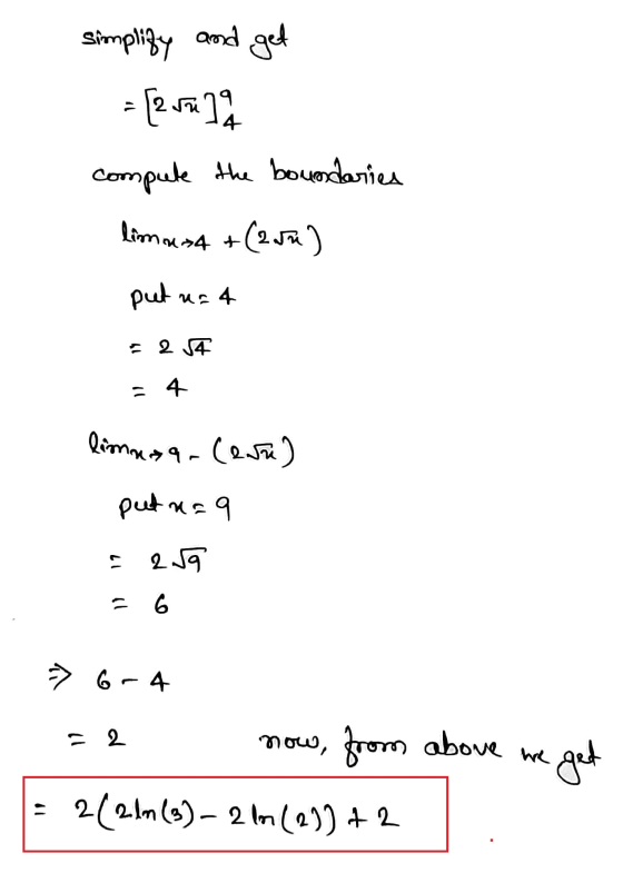 and get simplify = [25] 4 compute the boundaries limaat + - (200) put us 4 2 54 limusa (en) put naq = 259 6 >> 6-4 now, from