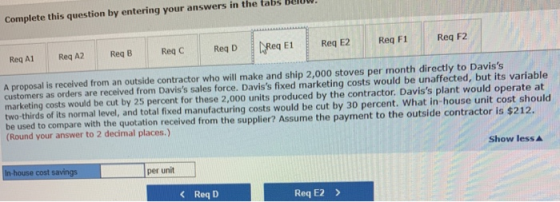 Complete this question by entering your answers in the tabs peu. Reg A2 Reg A1 Req B Req ReqD Reg E1 Reg F1 Reg E2 Reg F2 A p