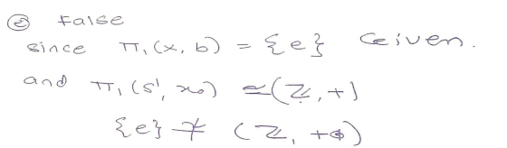 false Ceiver since T,(x, b) = {e} T,(s, xo) =(2,+) {e} * czto)