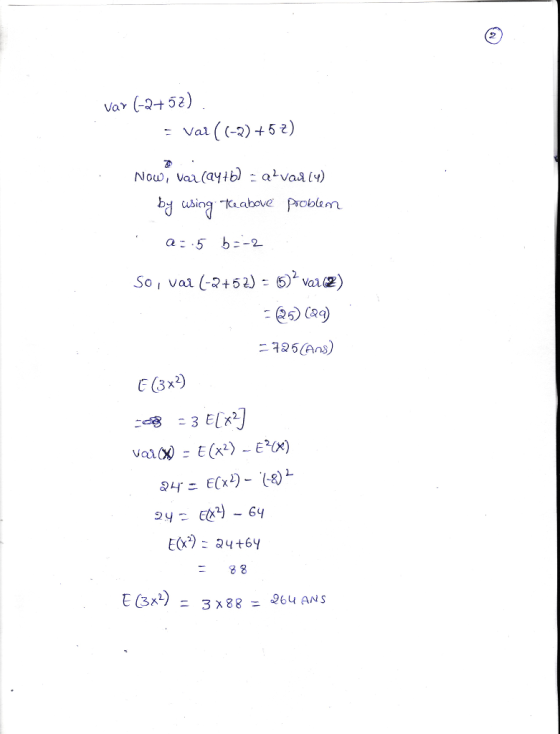 Val((-2) +52) ะ Cl 二735(AnS) E(3x2)
