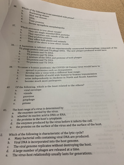 Which of the following is not Replicating shapes Mad cow disease DNA Toxic proteins inted with prio Bovine spongiform encepha