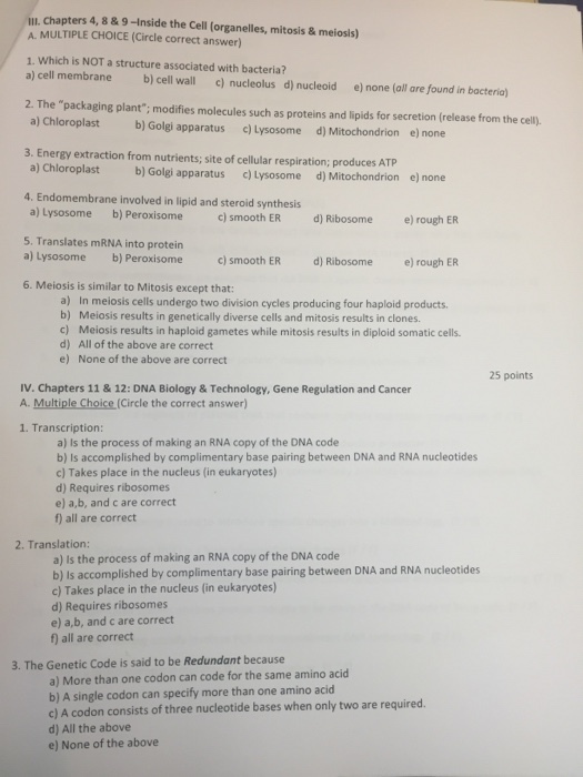 Which is NOT a structure associated with bacteria?