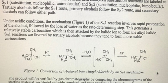 ------ UU UU LUU JUUSULULULILULUULIS di laucicu 15 Syl (substitution, nucleophilic, unimolecular) and Sy2 (substitution, nucl