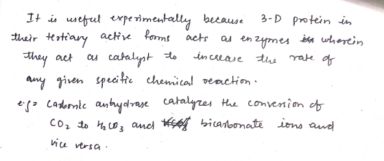 because 3-D protein i their trtiay Comveno ML versa