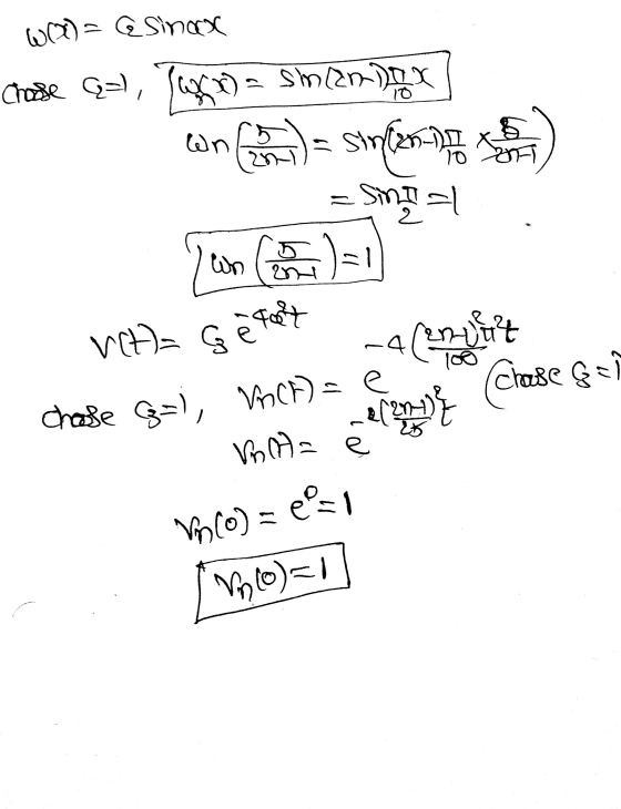 W(2) = @sinaux Chase Q=), puxo) = sm 2nDix] wn ) = S1p met een VCH= G e felt Chabe q=1, MH= e. 103 e e rende Chasse Gai VCO)