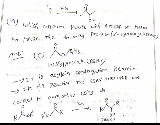 ölt () which conpound Reacts with excess Nr retall to make the following produce (L-Hydroxy Kehon Ang (o lo e i Methyl Acetal