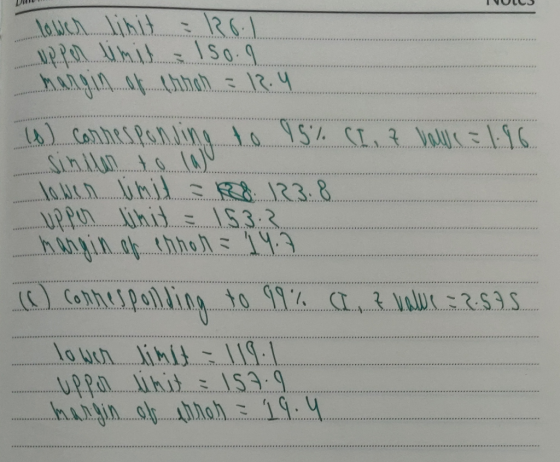 TIL VULCS lower likit = Rol upper limit -15o. 9 margin of who 13.4 To) corresponding to 95% CI, 7 val. = 19.6. Similar to lao