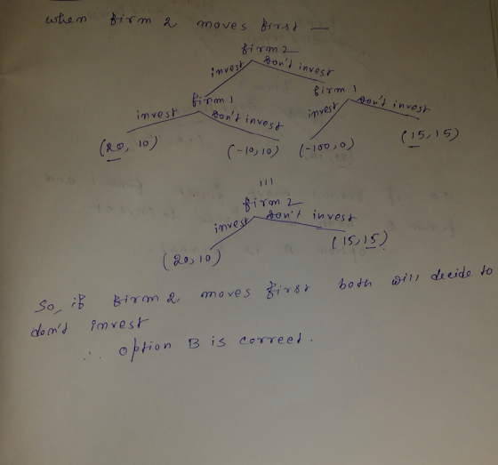 Ront invesr im ) invesh imvest ont invesd 10) C-10,10) (-10, o(15,5 -100 ) 0 n, in vest- inve 20 1 0 option 3 is dorree/