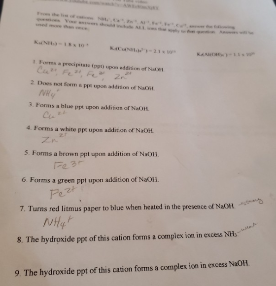 the host A Few the ons we should include ALL on the polyes that questo e. You K.(NH) - 18 x 10 KCNH)) - 21 x 10 KAKOH)) 1110