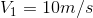 V_{1}=10m/s