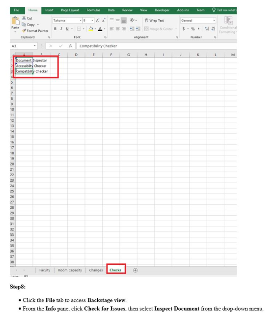 1 Open Excel And Enter Exploring Series As The User Name In The Excel