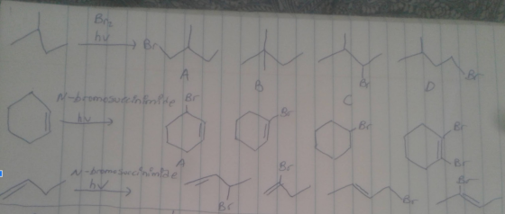 Brz hu - Br A Br B BA D N-bromesutehnimide Bri hu Bo Br BP A Br Br x-bromo Sueci mide hu Br