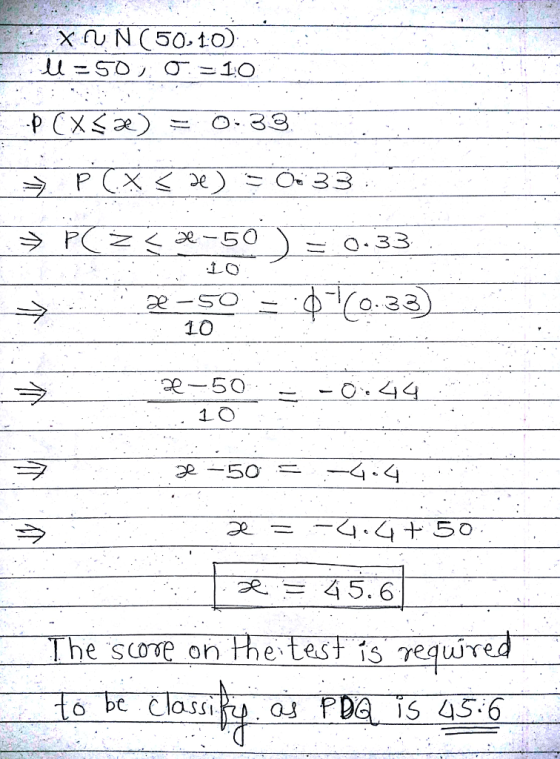 ご。. 33 e-SO O.33 10 一50 4 he sCose on the test is reqwY o be Class