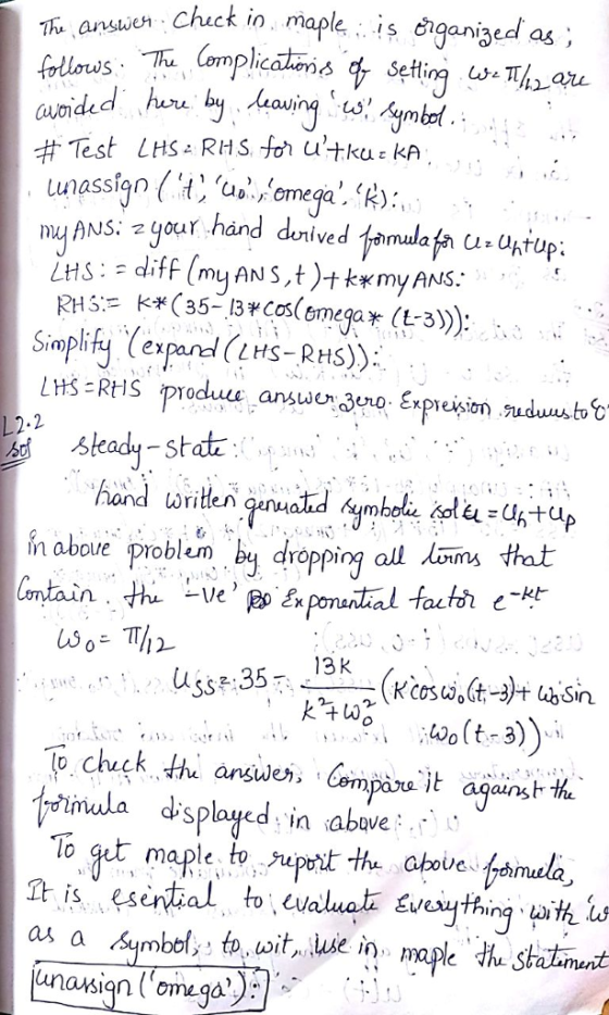 h Chuck in maplk is eiganiged as h anse follows s your hand dorived emalat up LHS-RHS) .2 in aboue problem by dropping all l^