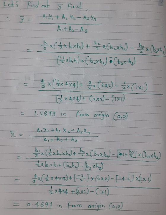Lets find out ý first, A, Y + A, Y - AzY3 ज A, + A₂-Az 1 x Chxbxhi) hz x(baxha) - hex foxbihi)+(baxheföbax he] + II $x[£x 4x