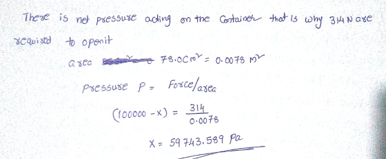 The re is net paessuse ading ơn tine Containeh- that is uhy314NatC = 0.0078 Mr 100000-X): 314 0.0073 X- 59孙3.589 R2