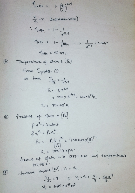 1- Yompreon a V Moto .. 1 2 Moto 1- - D.S47 & D-Yy Motto 56.471. Temperatue of state 2 () from Equatan D have we Ti - t Te TT
